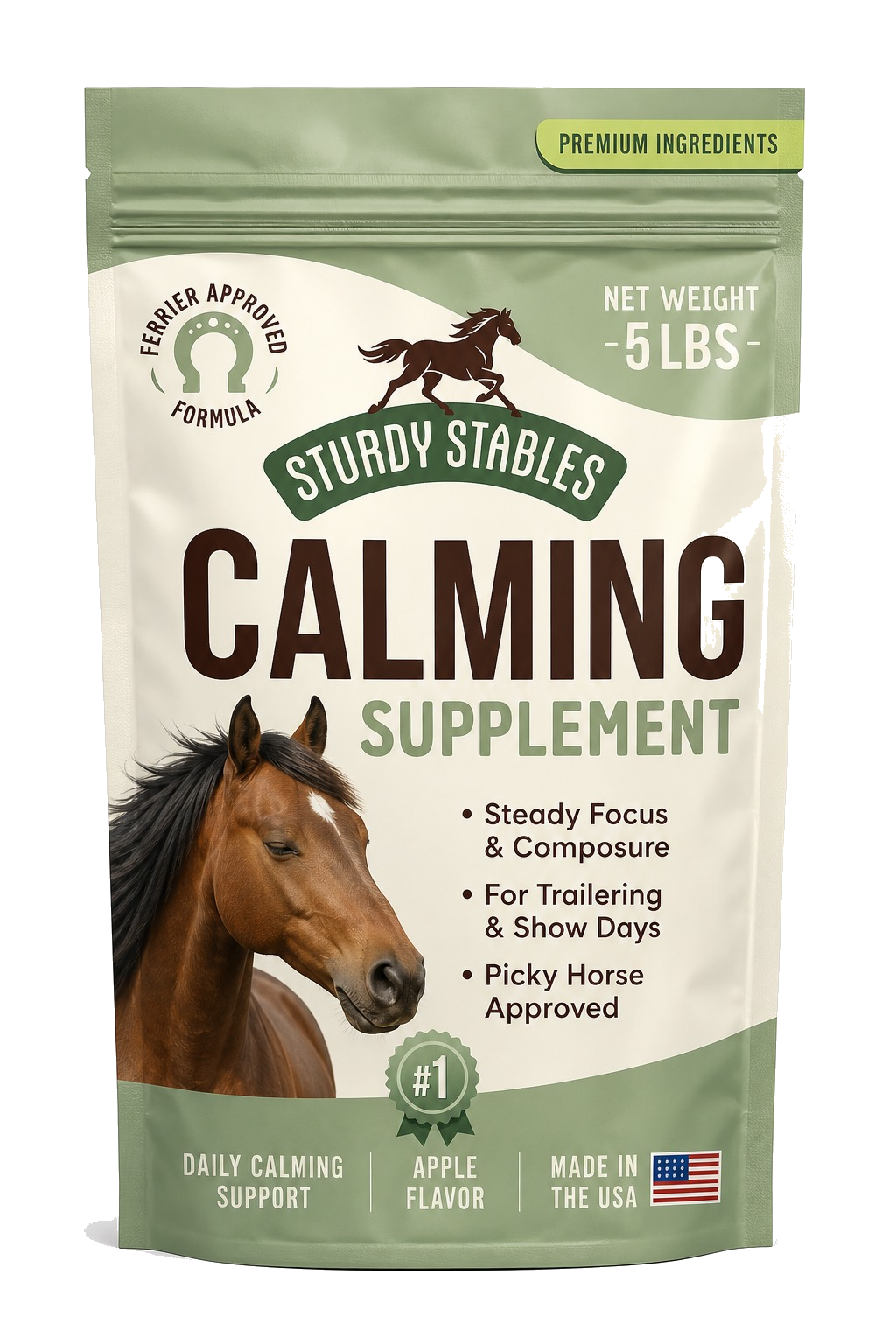 Calming supplement bag